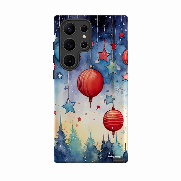 TPU Material Samsung Tough Case - Bauble Forest