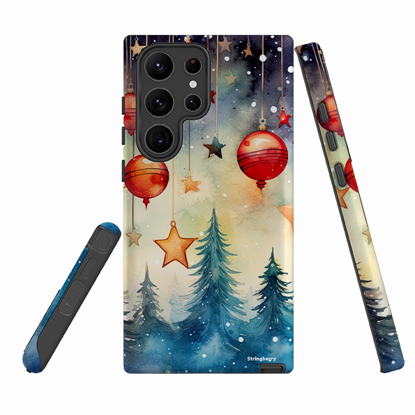 Magnetic Mount Creative Form Samsung Tough Case - Bauble Forest III