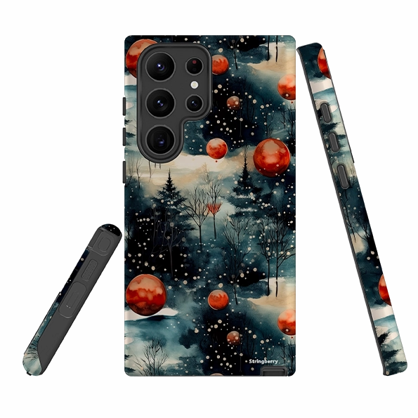 Samsung Tough Case - Bauble Forest IV Durable Design Texture Rugged Finish