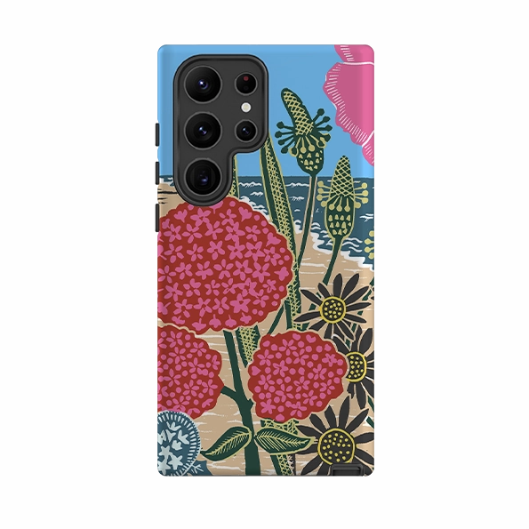 Samsung Tough Case - Beach By Kate Heiss Durable Detail Flexible frame