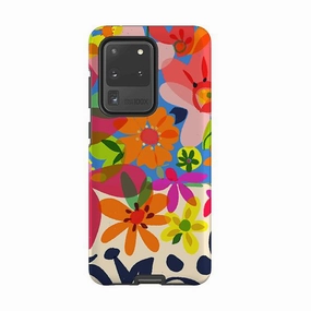 Samsung Tough Case - Beautiful Blooms By Sarah Campbell Professional Look Modern Texture