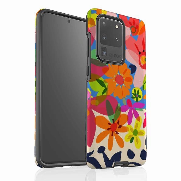 Matte Guard Samsung Tough Case - Beautiful Blooms By Sarah Campbell