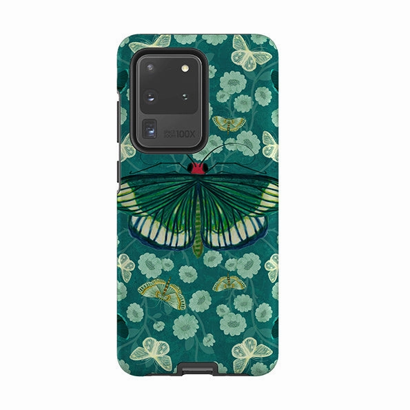 Samsung Tough Case - Big Moth 2 By Katherine Quinn Modern Pattern Style Protective Build Texture