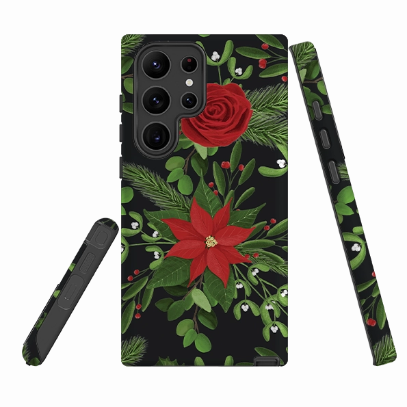 Fashion Texture Samsung Tough Case - Black White Plaid By Abby Jacobs