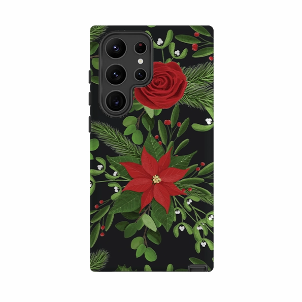 Samsung Tough Case - Black White Plaid By Abby Jacobs Soft Grip Finish