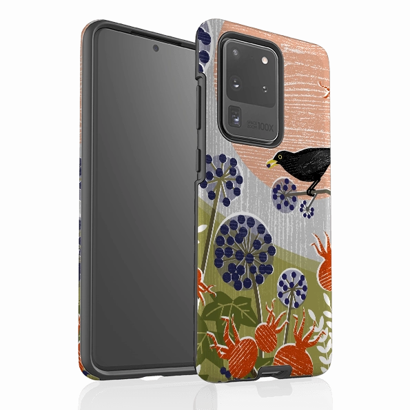 Gradient Design Smooth Feel Surface Samsung Tough Case - Blackbird And Ivy By Liane Payne