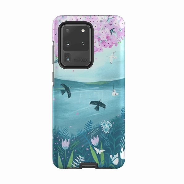 Samsung Tough Case - Blossom Tree By Mary Stubberfield Grip Texture Flexible Edge Texture