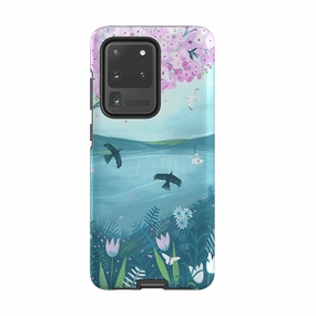 Samsung Tough Case - Blossom Tree By Mary Stubberfield Futuristic style Durable Frame
