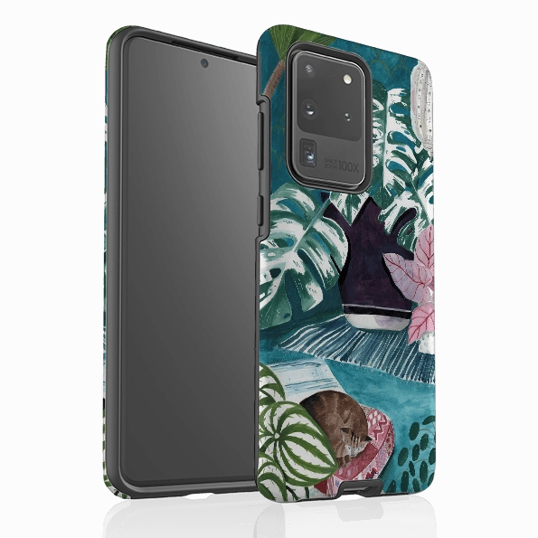 Samsung Tough Case - Blue Interior By Bex Parkin Creative Pattern