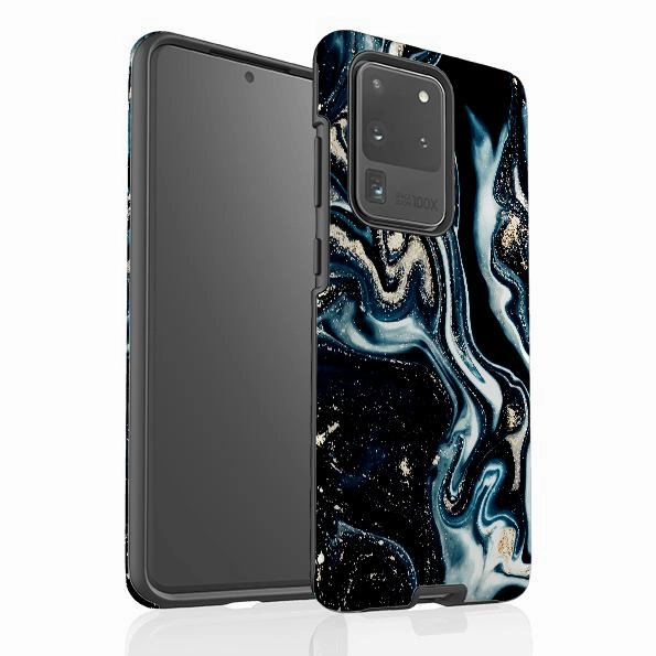 Hybrid Touch Durable touch Samsung Tough Case - Blue Royalty