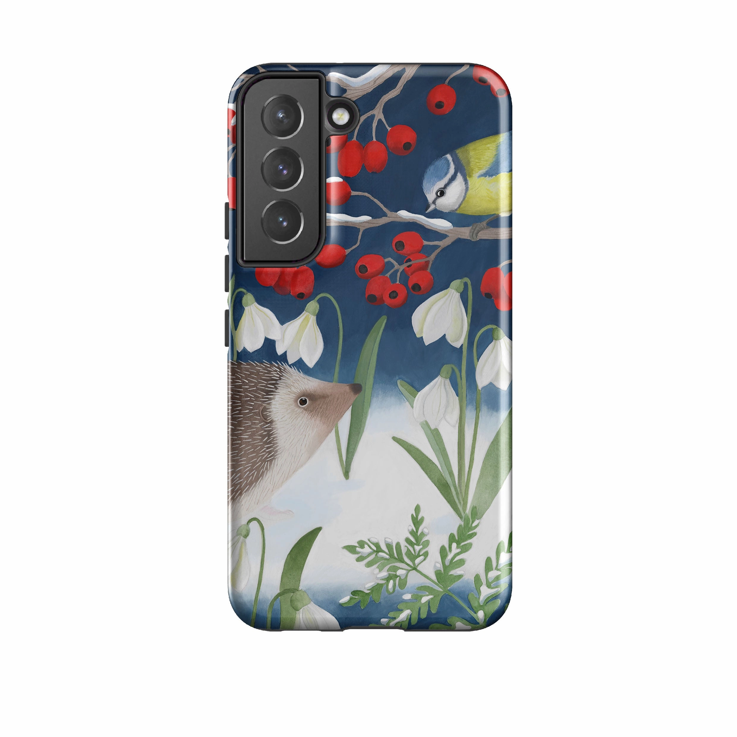 Samsung Tough Case - Blue Tit And Hedgehog By Bex Parkin Comfort touch