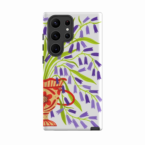 Samsung Tough Case - Bluebells By Madalina Andronic Modern Grip Texture high quality build