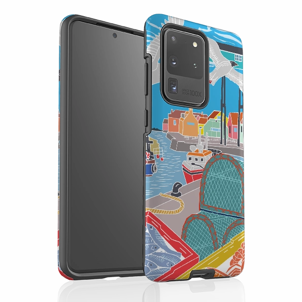 Samsung Tough Case - Bright Houses By Kate Heiss Protective Look