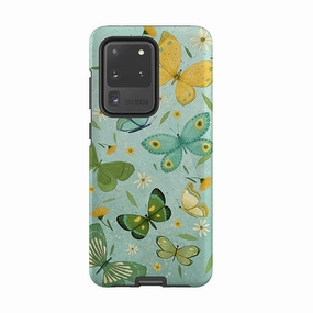 Samsung Tough Case - Butterflies By Maja Lindberg Durable Frame Soft Shape