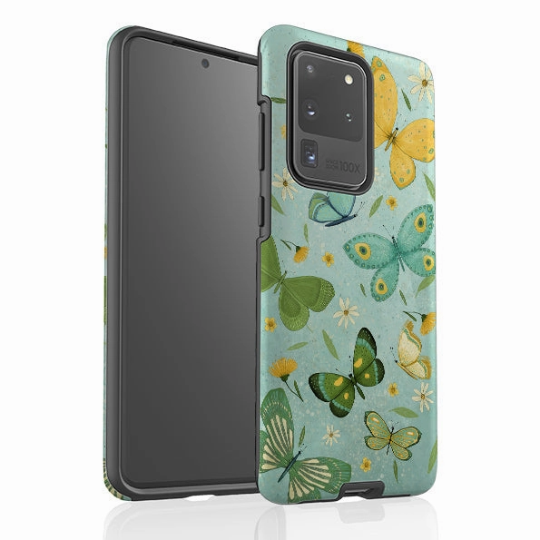 Trendy Finish Samsung Tough Case - Butterflies By Maja Lindberg