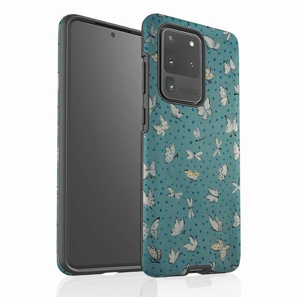 Vivid Design Texture Samsung Tough Case - Butterflies On Sky By Sarah Campbell