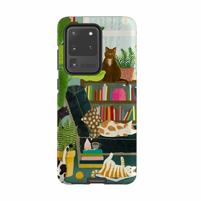 Samsung Tough Case - Cat Library By Katherine Quinn Ergonomic form