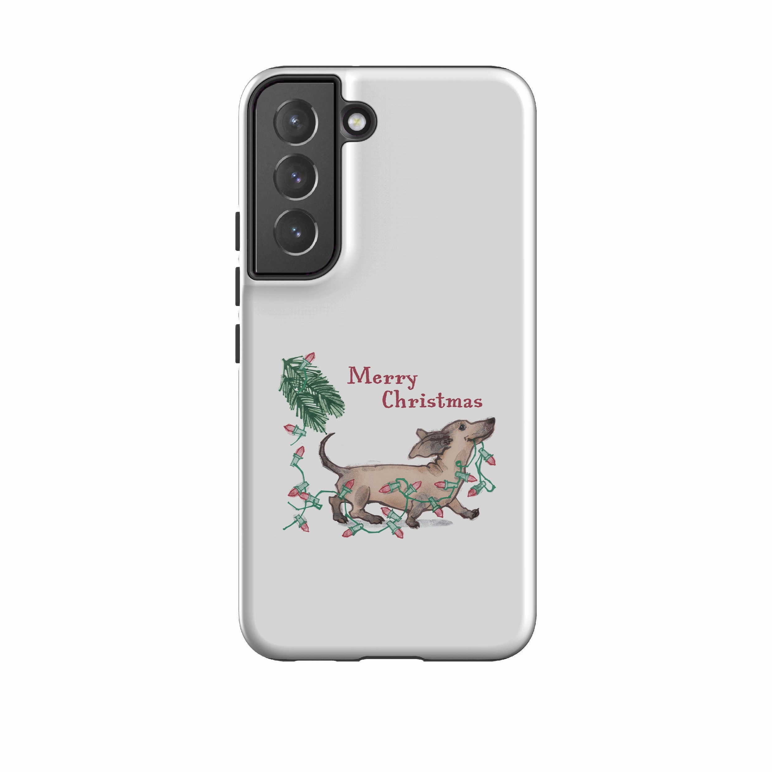Samsung Tough Case - Christmas Dachshund By Liane Payne Classic Design