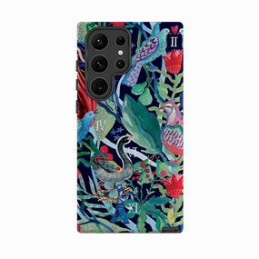 Smooth Craft Patterned Design Samsung Tough Case - Christmas Days I By Emma Frances Grant