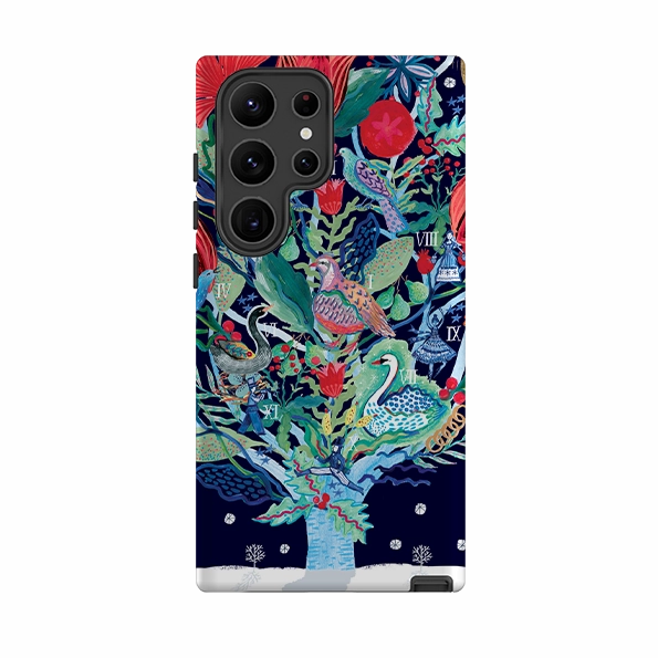 Durable Shape Elegant Surface Texture Samsung Tough Case - Christmas Days III By Emma Frances Grant