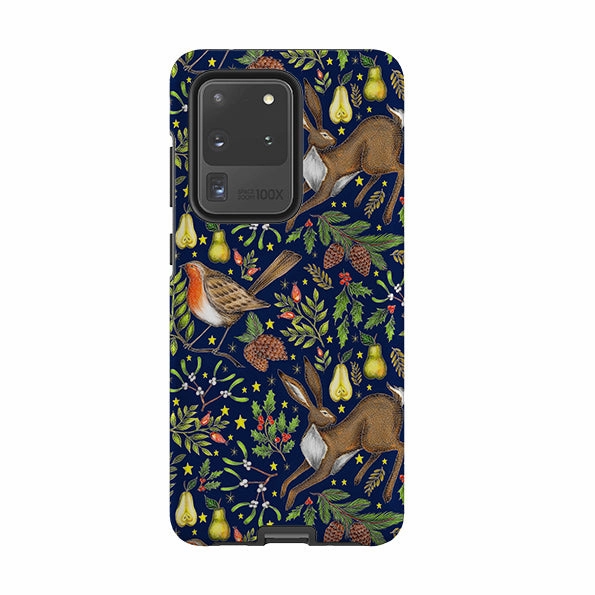 Scratch Guard Samsung Tough Case - Christmas Garden By Catherine Rowe