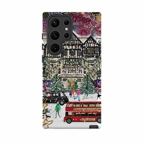 Samsung Tough Case - Christmas In London By Emma Frances Grant Dual Layer Anti scratch