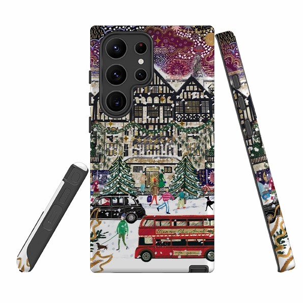 Samsung Tough Case - Christmas In London By Emma Frances Grant Premium Texture