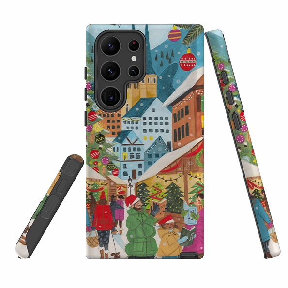 Samsung Tough Case - Christmas Market By Caroline Bonne Muller Tough Frame