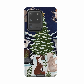 Hybrid Pattern Design Color Gradient Samsung Tough Case - Christmas Tree By Bex Parkin