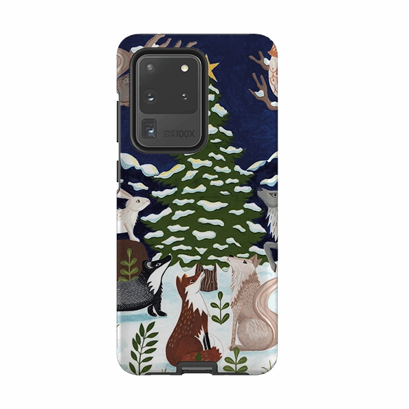Samsung Tough Case - Christmas Tree By Bex Parkin Flexible Pattern Texture Luxury Texture Finish