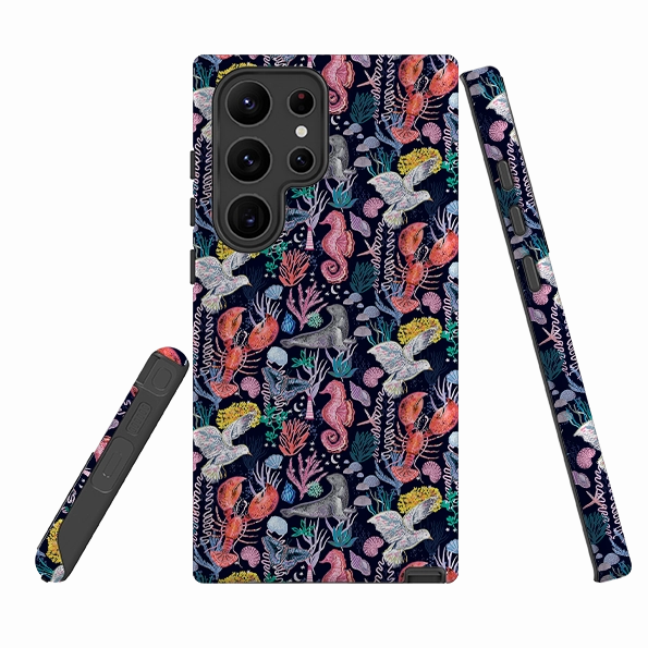 everyday elegance Fashion Statement Samsung Tough  Case - Coastline Pattern A By Emma Frances Grant