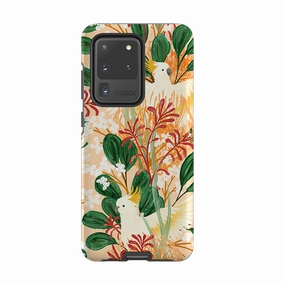 Samsung Tough Case - Cockatoo By Katherine Quinn Elegant Craft