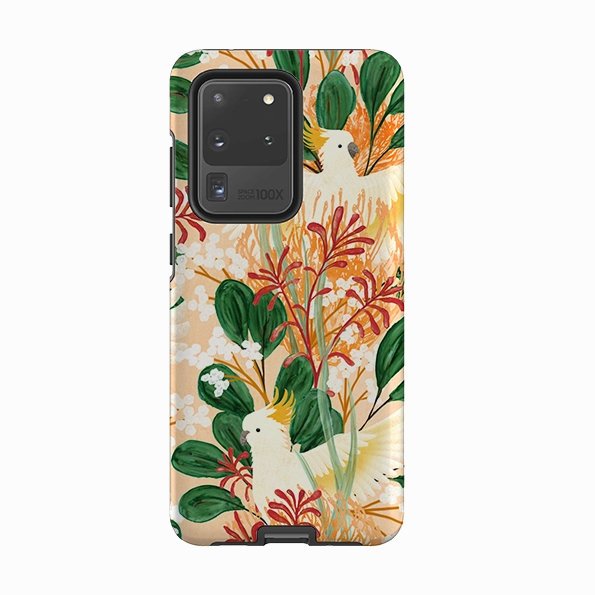 Samsung Tough Case - Cockatoo By Katherine Quinn Elegant Craft