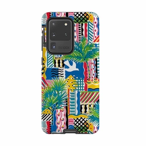 Smooth Look Texture Samsung Tough Case - Cote D'Azur By Sarah Campbell