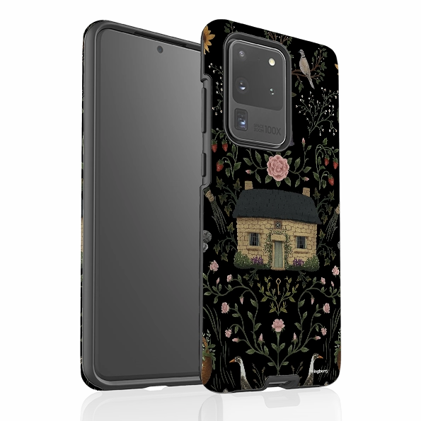 Premium Detail Everyday Use Samsung Tough Case - Cottage By Anna Stead