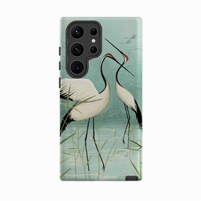 Light Touch Comfort Fit Samsung Tough Case - Cranes By Maja Lindberg