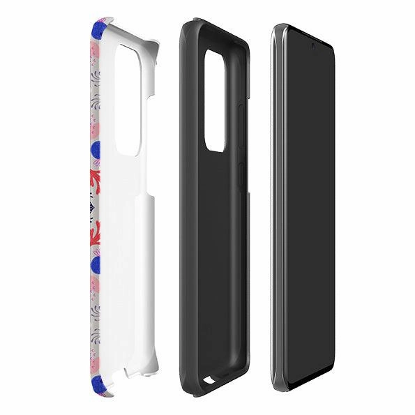 Samsung Tough Case - Crazybird Pattern By Mia Underwood Vibrant pattern Creative Texture