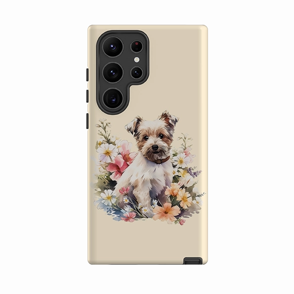 Samsung Tough  Case - Cute Dog E Vivid Texture