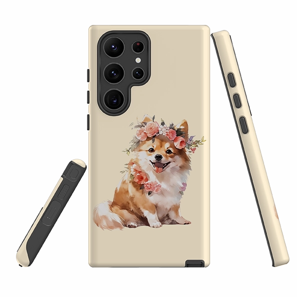 Samsung Tough  Case - Cute Dog H Subtle Touch Vivid colors