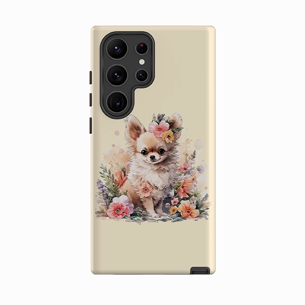 Samsung Tough  Case - Cute Dog L Elegant Comfort Comfort Padding