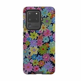 Rugged Edge Texture Samsung Tough Case - Daisy Garden By Sarah Campbell