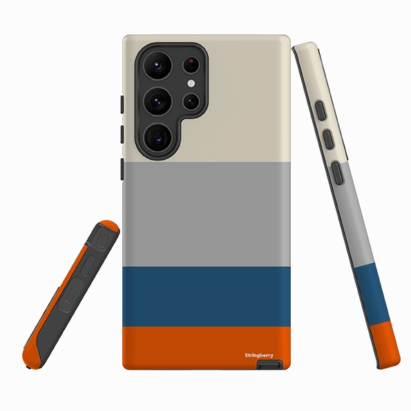 Modern Grip Texture Modern Frame Samsung Tough Case - Dubai Chroma