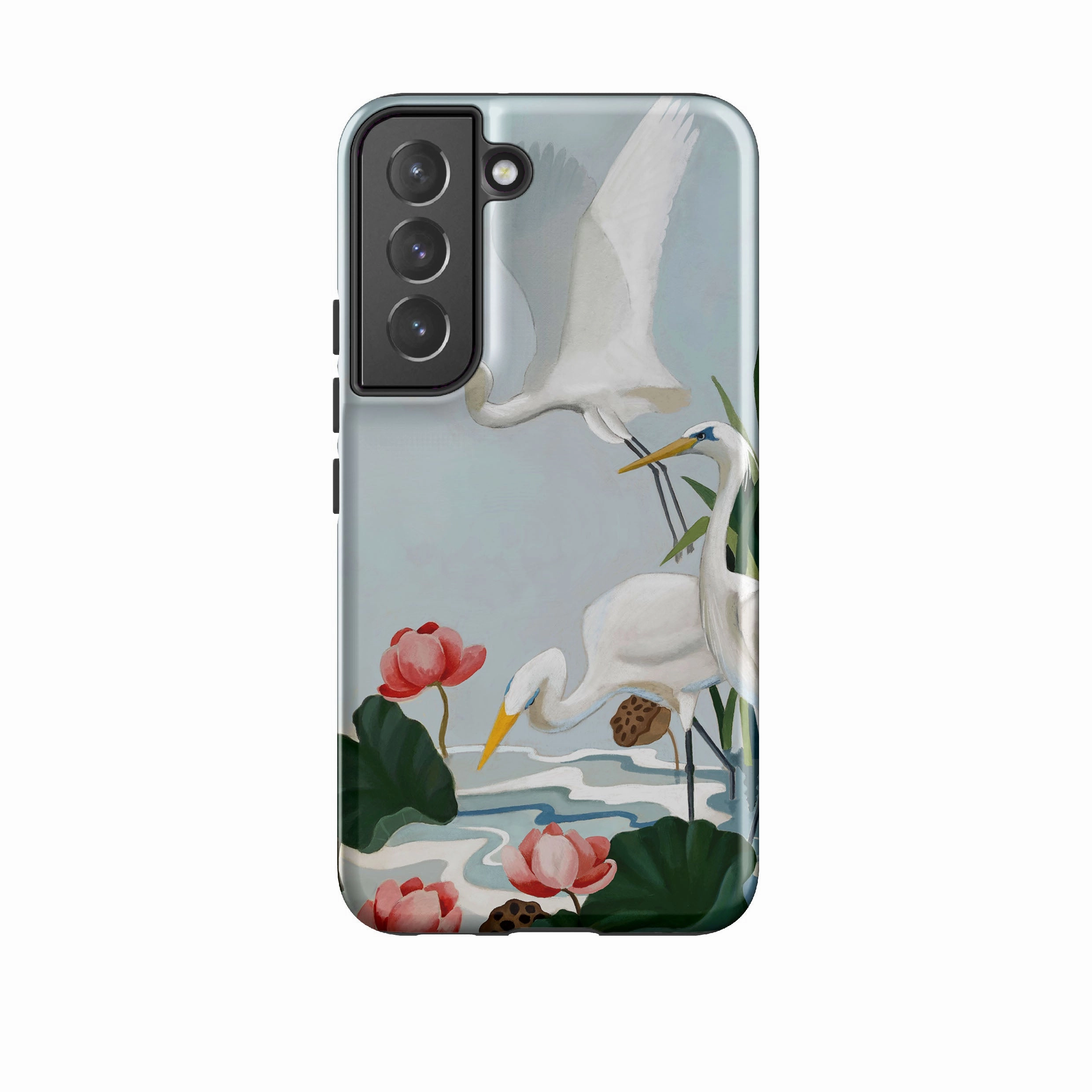 Samsung Tough Case - Egrets And Lillie's By Bex Parkin Trendy Texture Finish