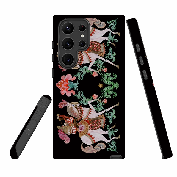 Samsung Tough  Case - Eleven Pipers Piping By Maria Matos Stylish Detail Layer Lightweight Grip