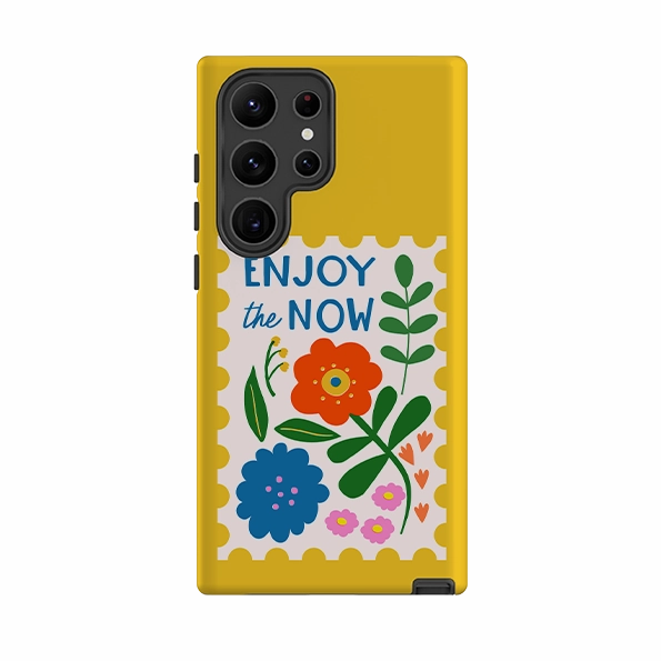 Samsung Tough Case - Enjoy The Now Luxury Shape Fashion Texture Premium Style