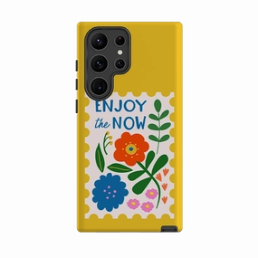 Samsung Tough Case - Enjoy The Now Luxury Shape Fashion Texture Premium Style