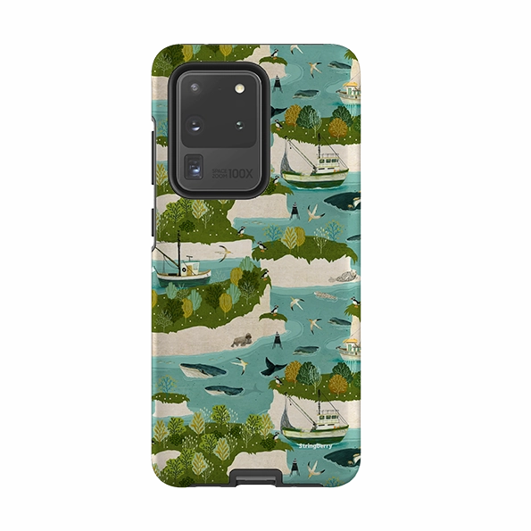 Shock Absorption Layer Samsung Tough Case - Faroe Islands By Katherine Quinn