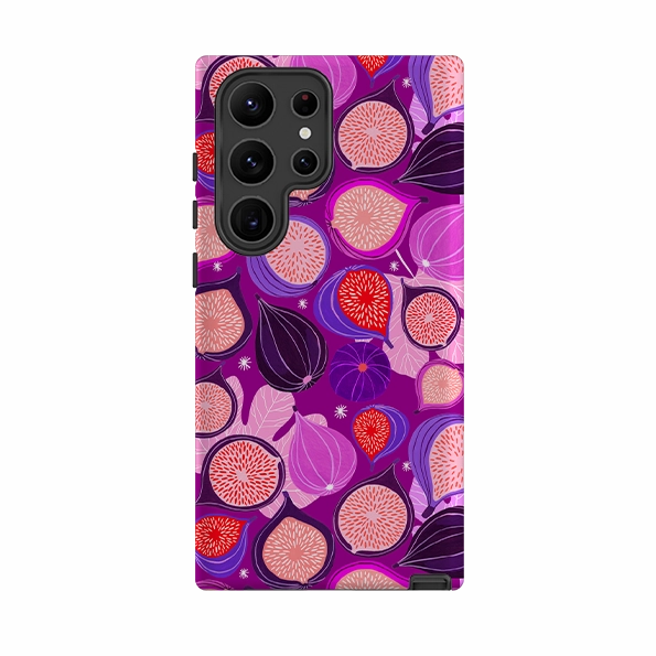 Samsung Tough Case - Ficolino Purple Pattern By Madalina Andronic Casual Look Light Build