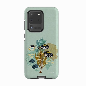 Samsung Tough Case - Fish Town By Katherine Quinn Everyday Use Modern Grip Design