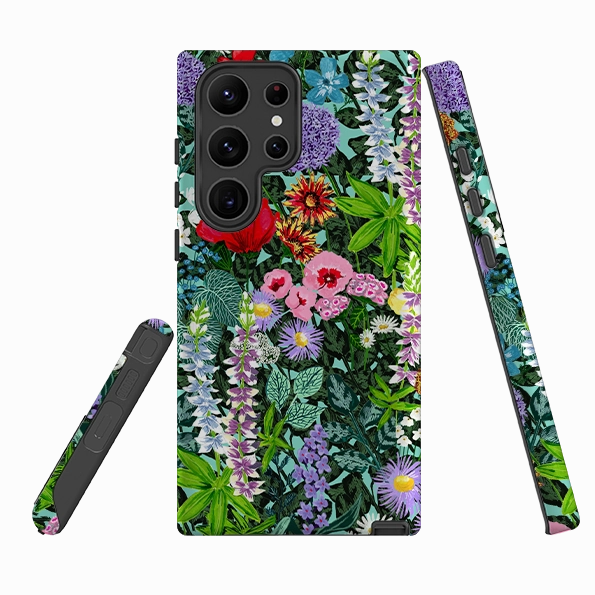 Samsung Tough Case - Floral I By Abby Jacobs Ergonomic Shape